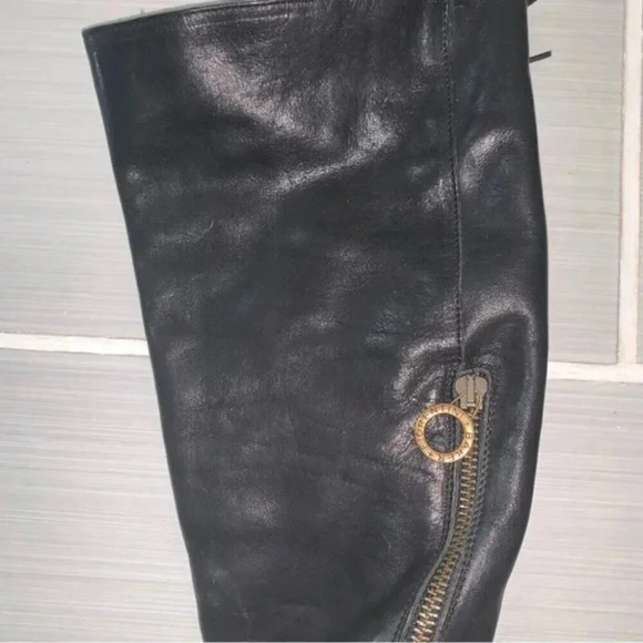 Fiorentini  + Baker Emma Eternity Leather Knee High Boots in Nero Cusna 37 - Picture 10 of 11